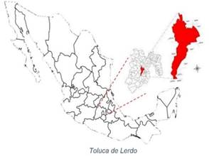 Mapa de Toluca de Lerdo