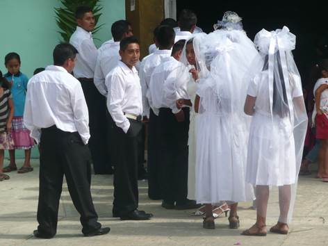 Matrimonios comunitarios ejido Nueva Esperanza. 
