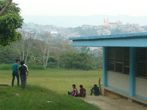 COBACH de la localidad Tila. Fotografía del autor.