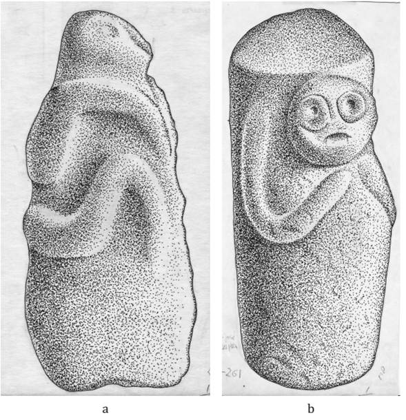 Metapa: a y b, Esculturas 1 y 2.