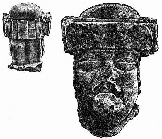 Escultura colosal de cabeza olmeca, Monumento 6, San Lorenzo. 