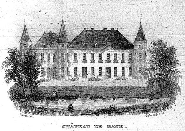 El castillo de Baye, Francia.