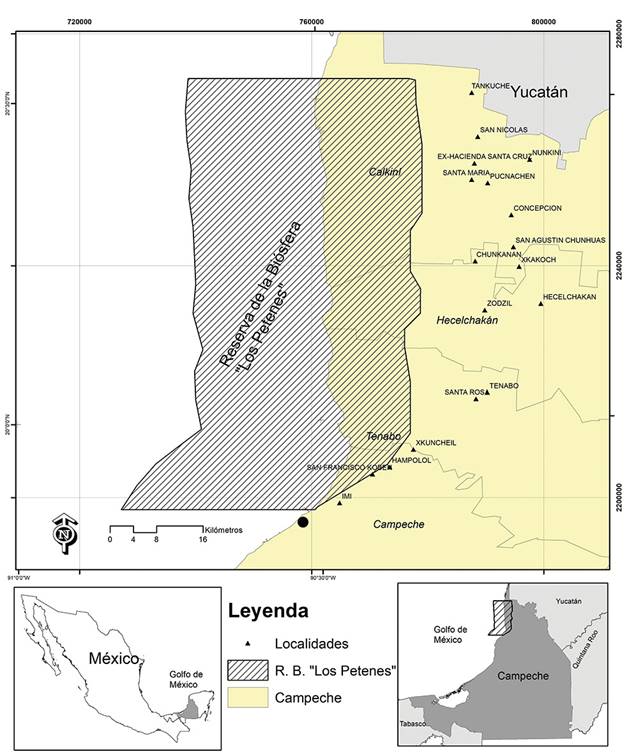 Ubicaci&oacute;n geogr&aacute;fica del &aacute;rea de estudio.