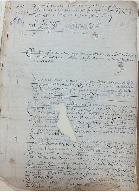 Fragmento del interrogatorio sobre el caso.