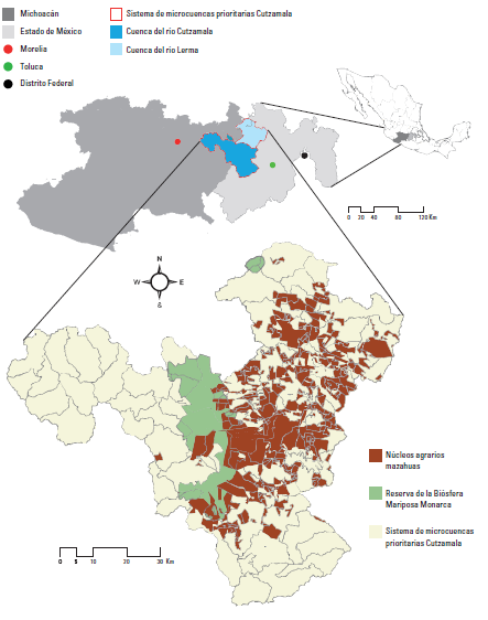 N&uacute;cleos agrarios mazahuas del SMPC.