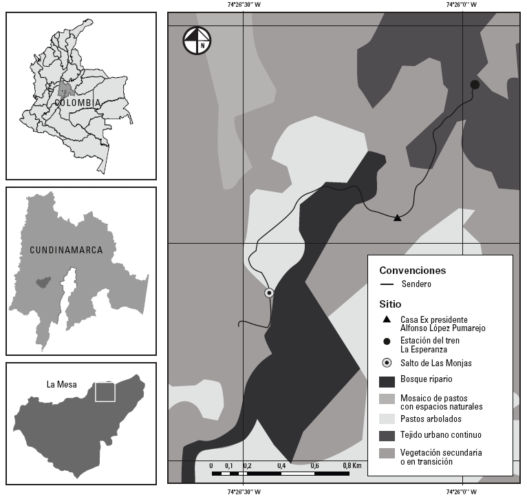 Ubicaci&oacute;n del &aacute;rea de estudio