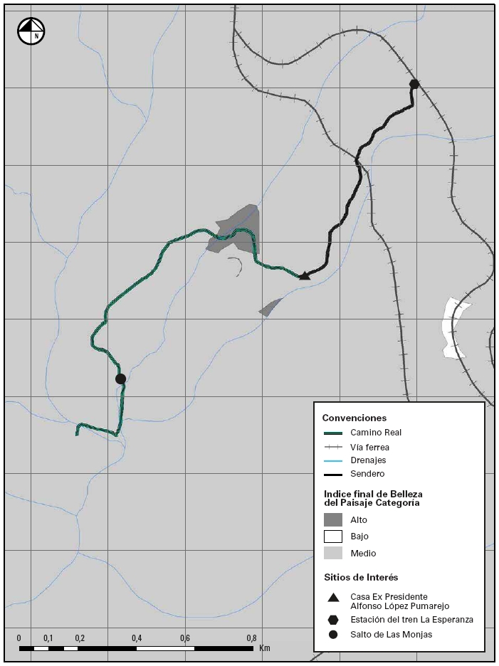 &Iacute;ndice final de belleza del paisaje