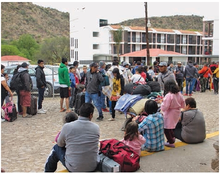 Periodo de alta afluencia al balneario