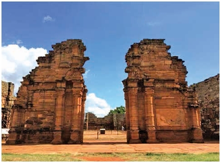 Ru&iacute;nas da Miss&atilde;o San Ign&aacute;cio Mini, em Misiones, Argentina