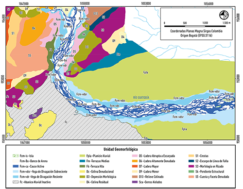 Unidades geomorfol&oacute;gicas r&iacute;o Guatiqu&iacute;a - municipio de
    Villavicencio.