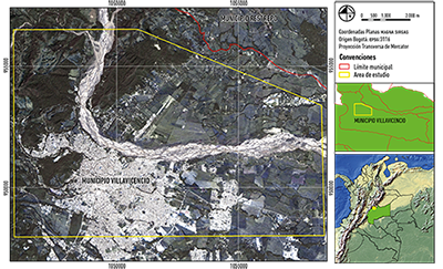 Localizaci&oacute;n general del &aacute;rea de estudio.