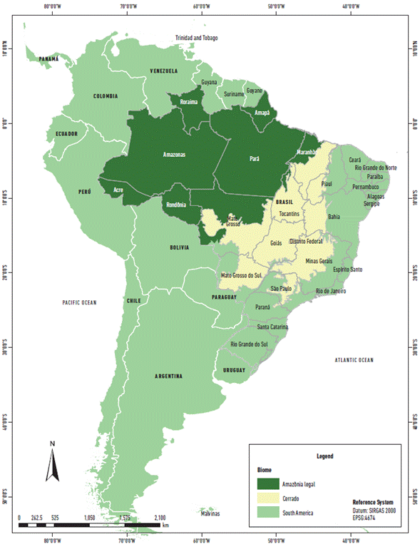 Legal Amazon Map, 2017.