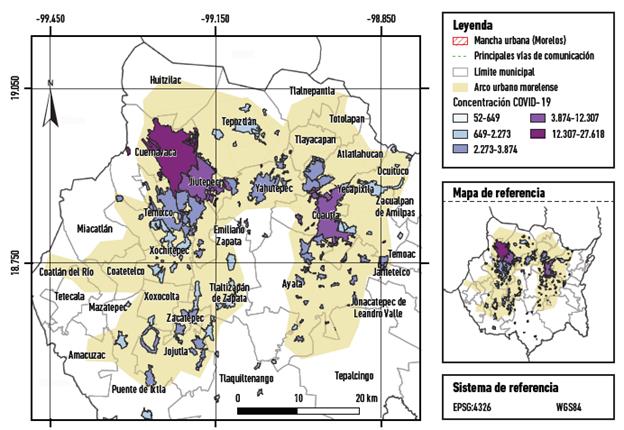 Circuitos urbano y epidemiol�gico (COVID-19). 