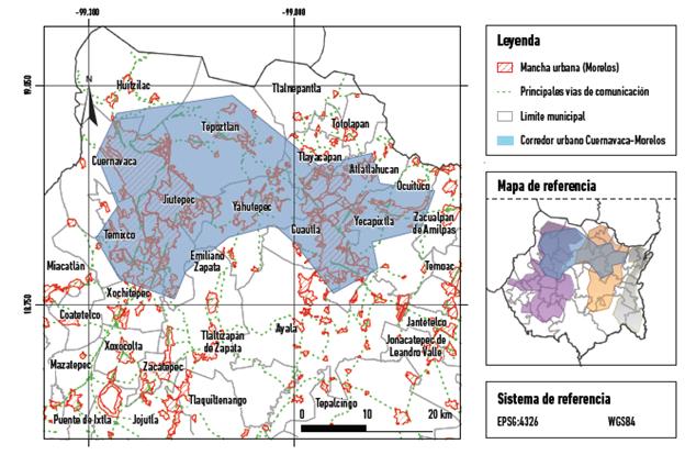 Corredor Urbano Cuernavaca-Cuautla. 