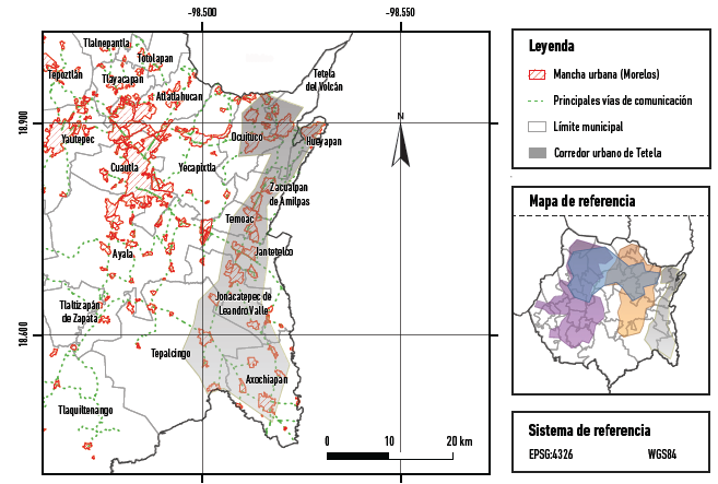 Corredor Urbano Tetela. 