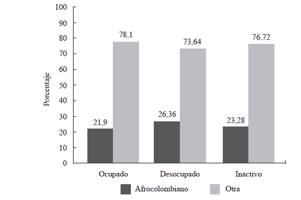 Clasificaci&oacute;n laboral, seg&uacute;n percepci&oacute;n propia de raza