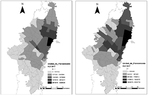 Hypothetical Lease Value (left), Effective Lease Value (right)
