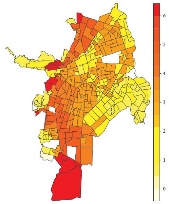Stratum Map by Neighbourhood