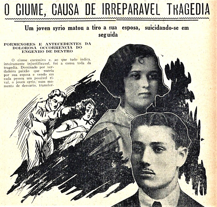 O ciume, causa de irreparavel tragedia