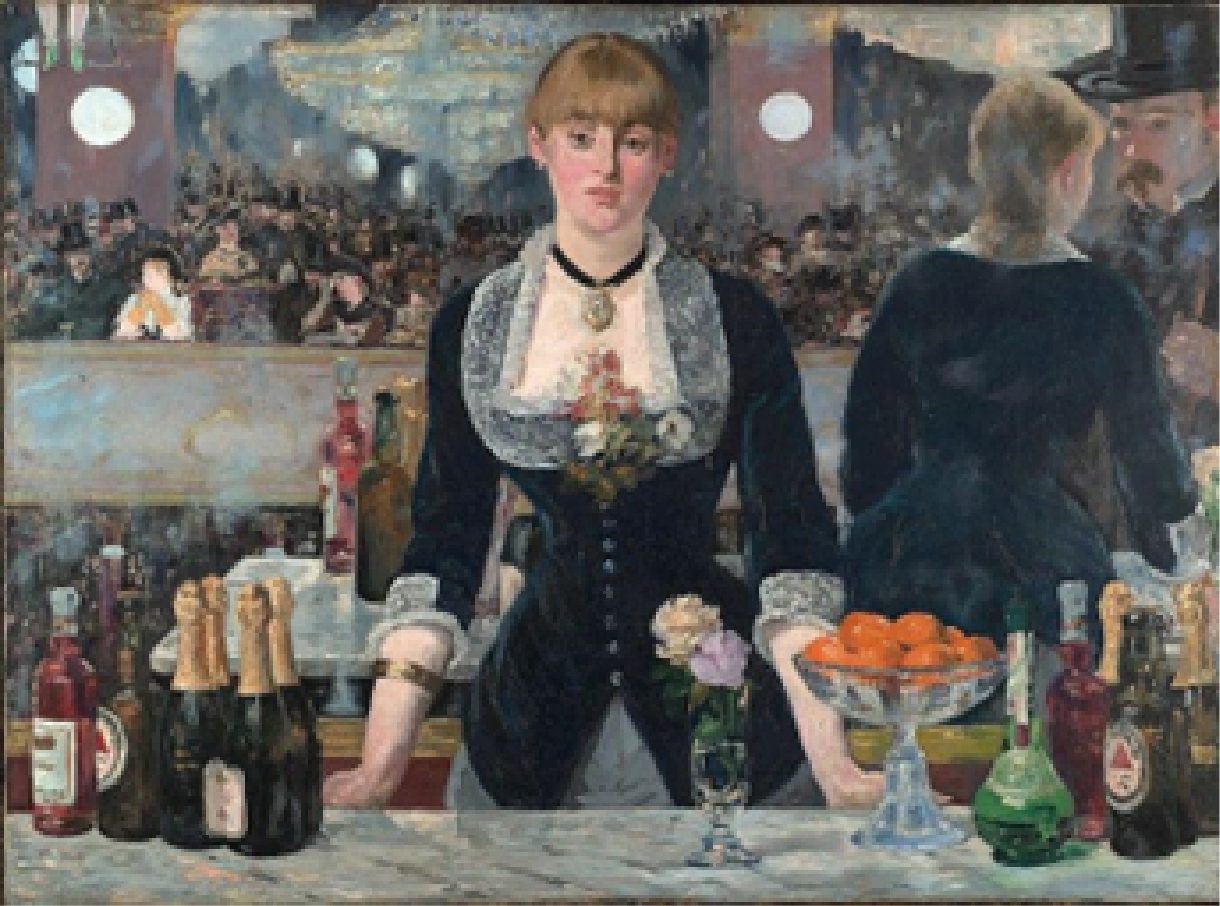 Manet, �douard, Un bar del Folies&ndash;Berg�re, 1882.