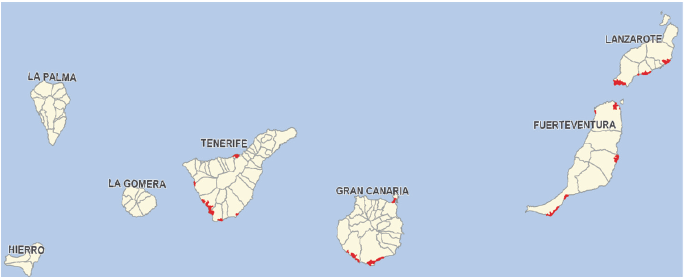 Tourism micro-destinations in the Canary Islands