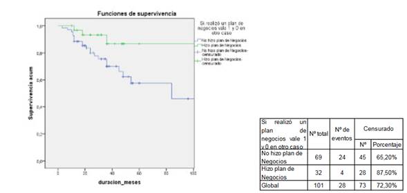 Supervivencia y realización de un plan de negocios