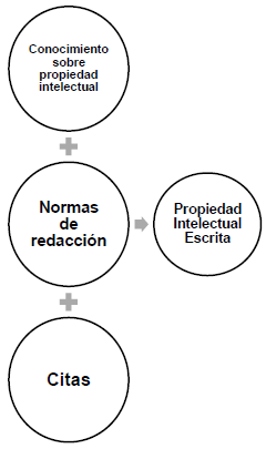 Competencias inmersas en el respeto  a la propiedad intelectual