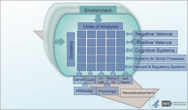 Conceptual organization of the RDoC matrix stratified by different levels of analysis.