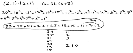 The operations Veli did in order to solve the equation in the first problem.