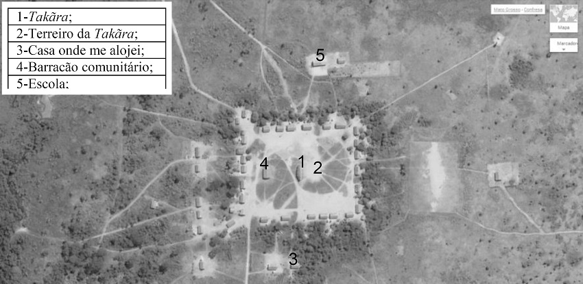 Aldeia Tapi'it&atilde;wa no ano de 2004.