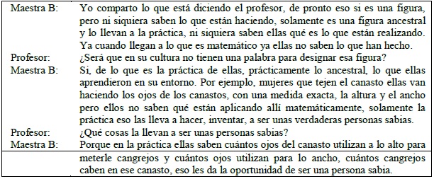 Reflexiones de la maestra B.