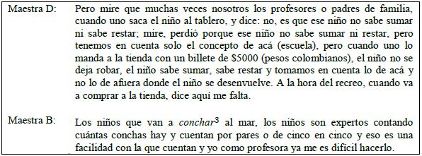 Reflexiones de las maestras D y B