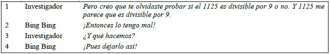 Fragmentos del di&aacute;logo entre investigador y Bing Bing