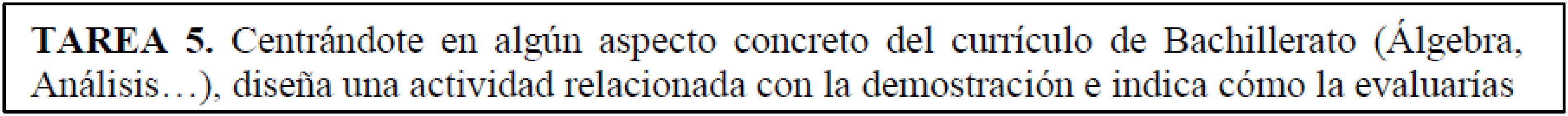 Enunciado de la tarea 5