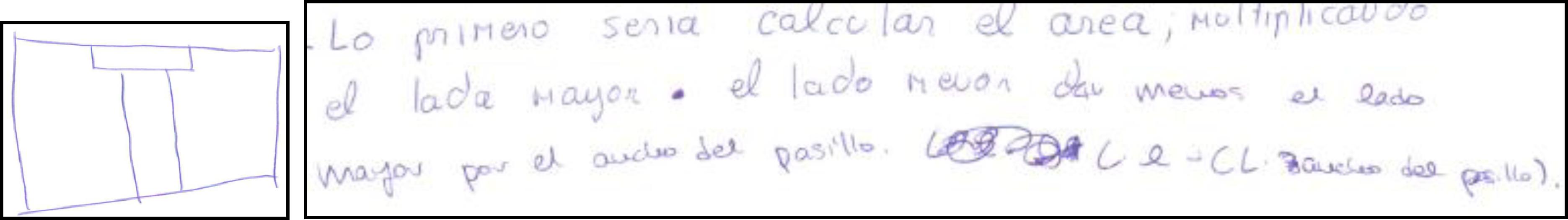 Fragmentos de la resolución del problema A realizada por un equipo del grupo E1