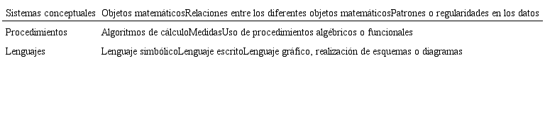 Elementos de caracterización de modelos matemáticos