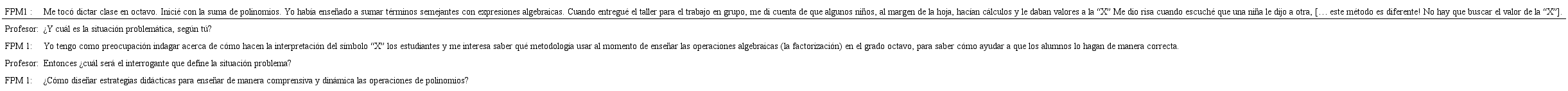 Situaci&oacute;n problema del FPM1