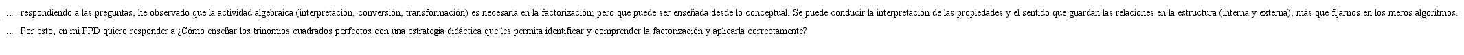 Selecci&oacute;n de un aparte del diario reflexivo de FPM2