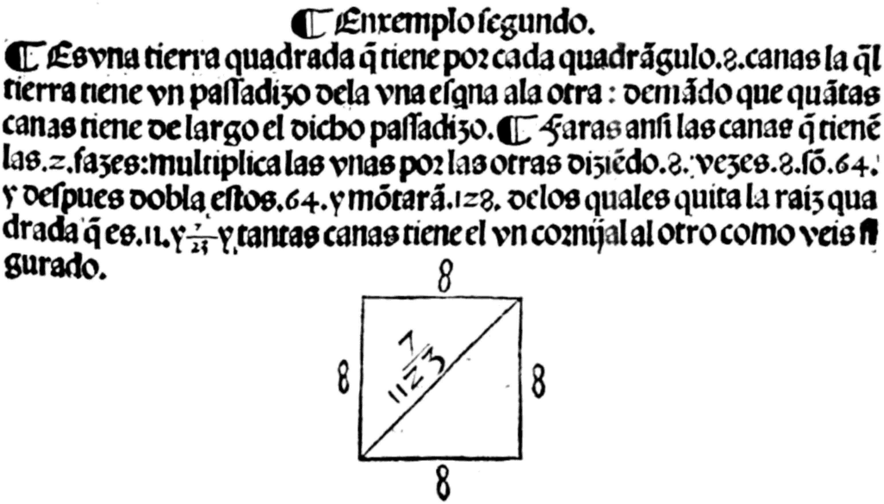 Ejemplo de situaci&oacute;n de agrimensura.