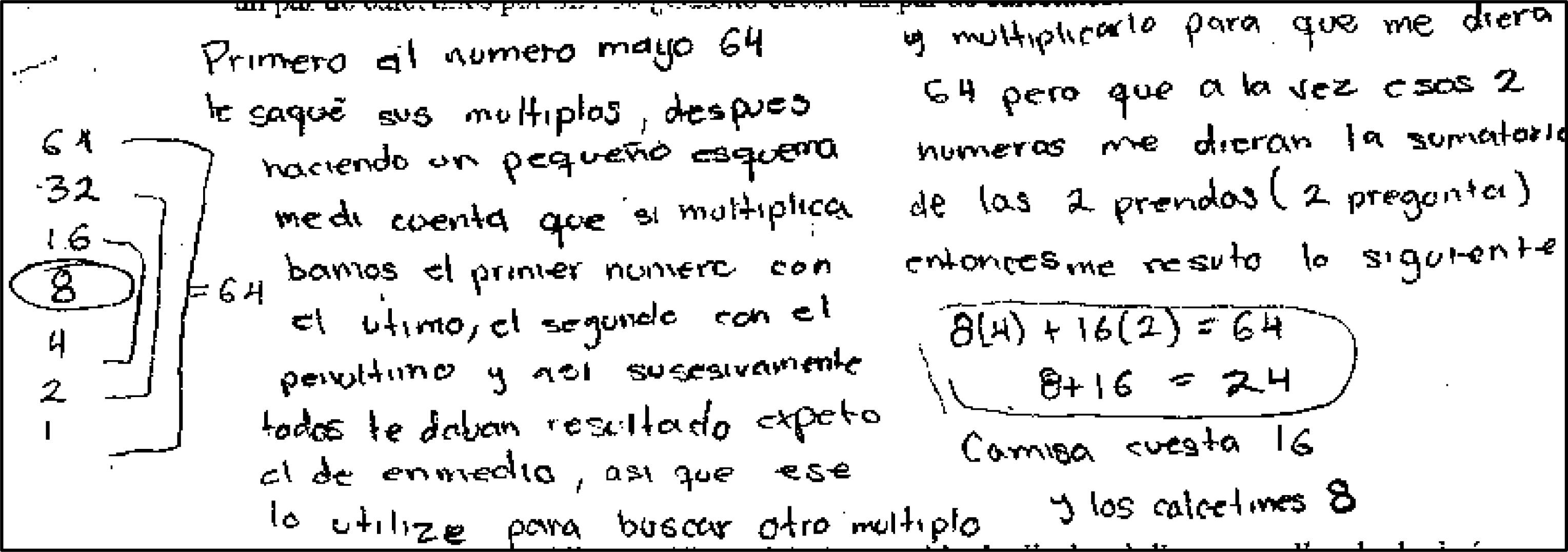 Resolución hecha por E1