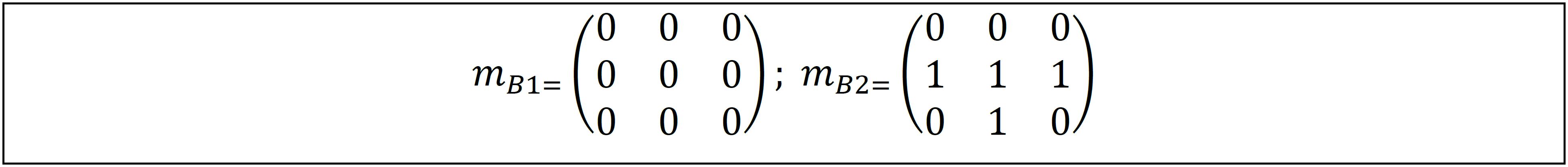 Matrices de errores asociadas a los dictados (primer y &uacute;ltimo trimestre mB1, mB2 respectivamente)