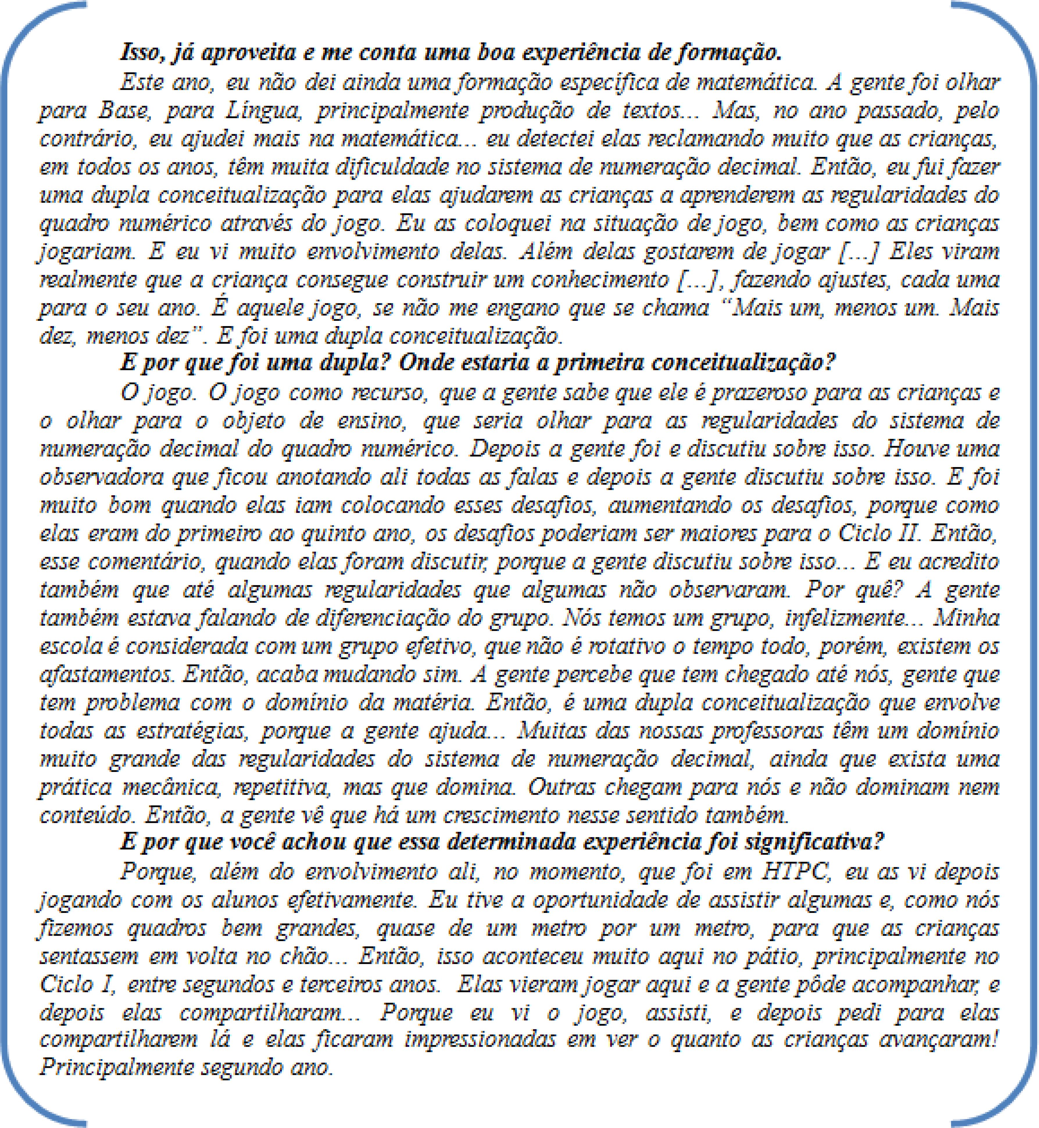 Conversa com a Coordenadora Zélia15