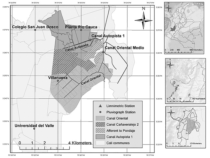 Location of the study area (own source).