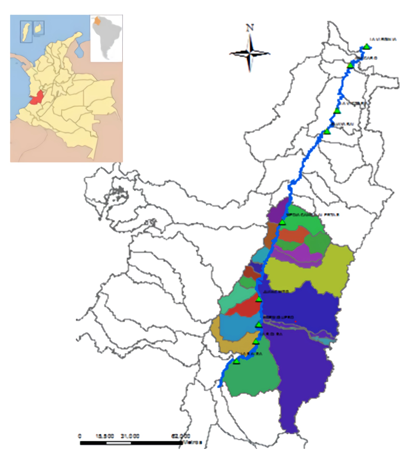 Location of the study area