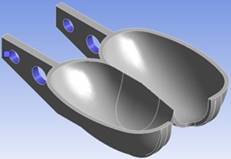 Punto de fijaci&oacute;n de los cangilones.