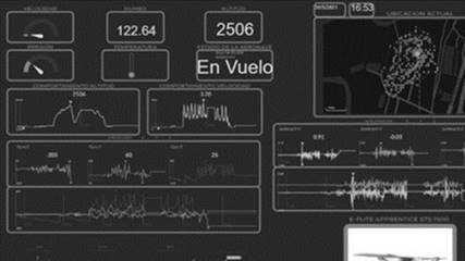 Descent phase data display. 