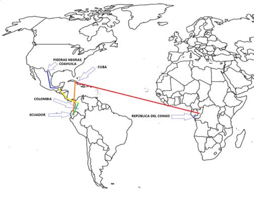 Ruta migratoria de Matadi
