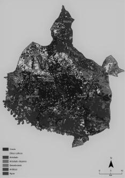 Mapa de cultivos de la Comarca La Plana de Utiel-Requena