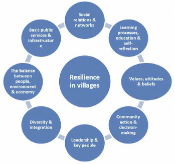 Basic principles of the conceptual framework for village resilience