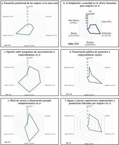 VIMUR. Percepci�n de indicadores sobre la inserci�n de la mujer rural en empleo y emprendimiento. Arag�n, 2018-2019